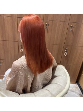 ネオリーブエクラ 上野御徒町店(Neolive eclat) アプリコット　ケアブリーチ髪質改善