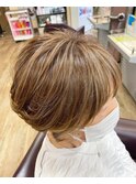 白髪ぼかしデザインカラー