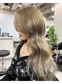 プルエクステでハイトーンロング
