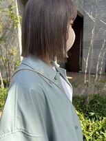 ソルトウォーター(SALT WATER) グレージュカラー ボブ