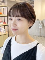 アルバム 渋谷パルコ(ALBUM)&nbsp;マッシュショート_斜めバンググレージュカラー_79347