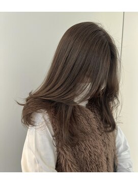 ザックジングウ 表参道(ZACC JINGU) ベージュカラー/レイヤーカット/透明感カラーブリーチなしカラー