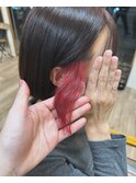 インナーレッドボブ『TELAHAIR鎌ヶ谷』