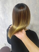 ジーナ 博多(Zina)&nbsp;ツヤ髪スタイル/＊ハイトーン縮毛矯正＊