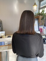 スアバイキキ(SuA by kiki.)&nbsp;デザインカラー/レイヤー/ウェットヘア/オリーブベージュ[千葉