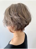 ハイトーンショート　ハンサムショート　30代ショートカット