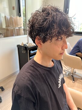 アム(amu) スペインカールスパイラルパーマ/メンズパーマ/マッシュ