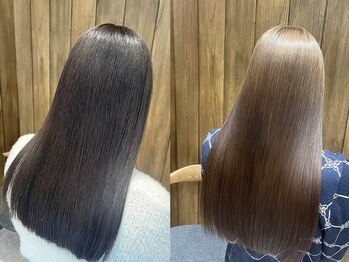 トッカ 博多駅筑紫口店(tocca hair&treatment)の写真/するん、と気持ちのいい髪に◎清潔感があり、誰からも愛されるストレートスタイルはシーンを選ばず人気♪