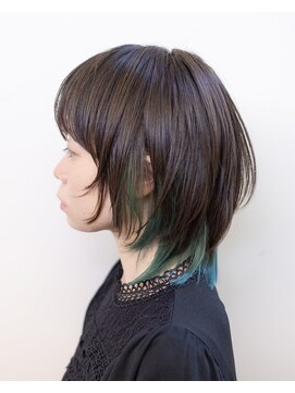 ルプラ ブリリアント(le-pla brilliant) インナーカラー/ターコイズ/ウルフ/フェイスレイヤー/豊橋/田原