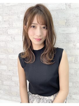 オーロ 西宮店(ORO) 外はね　くびれ　ブラウンベージュ