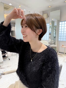 ユウヘアー 千代田橋店(U Hair) コンパクトショート/耳かけショート/丸みショート