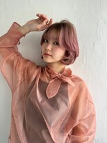 アンダーバーホワイト 天神店(_WHITE) ショート透明感カラー/シースルーバング/顔まわり／レイヤー