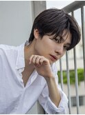 小久保styleフェザーパーマフェザーショートグレーエンドカラー