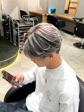 エイト 難波店(EIGHT namba) 外国人風メンズバレイヤージュ