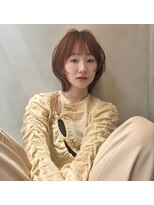 ロンドプロフィール 浦和(Lond profil)&nbsp;顔まわりレイヤー外ハネ韓国風ヘア髪質改善浦和ボブ