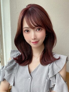 ラルユー 金山(LallYou) 30代40代に人気後れ毛がかわいいくびれヘアシャギーレイヤー