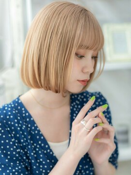 モッズヘア 越谷(mod's hair) ■フレンチガーリー前下がり切りっぱなしボブ52越谷10代20代30代