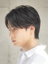 テクト バイアッシュ 吉祥寺店(Tect by Ash)&nbsp;フェザーパーマセンターパート毛流れフェザーショート吉祥寺