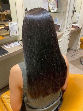 【obje't ciel】ストレート/髪質改善/ロング【上原彩愛】