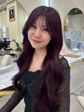 ザシェノンウメダ(THA CHAINON UMEDA) 心斎橋/着物ヘア/大人ガーリー/ダークアッシュ/似合わせカット
