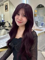 ザシェノンウメダ(THA CHAINON UMEDA) 心斎橋/着物ヘア/大人ガーリー/ダークアッシュ/似合わせカット