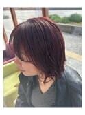 ピンクブラウンカラー