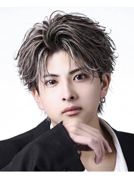 アストラ(ASTRA) MEN’S HAIR/波巻きツイストスパイラル/リバースセンターパート