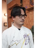 ノラ カマクラ(NORA kamakura)&nbsp;ニュアンスパーマ大人ショートセンターパート刈り上げなし