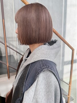 オーダーワン(OORDER1) #ミニボブ #ミルクティーベージュ