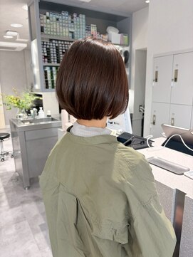 ログ(log) 透明感カラー　艶カラー　レイヤーカット　髪質改善　顔周り