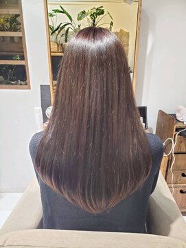 ヘアリゾート粋 リマ 銀座店(lima) 艶髪ナチュラルブラウン/ストレート/髪質改善