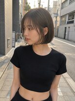 フェイス 石川町 (FACE) 夏映え◎オリーブカラー×ぷつっとボブ