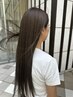 【指名限定】カット+透明感イルミナカラー+3stepケアトリートメント¥14500