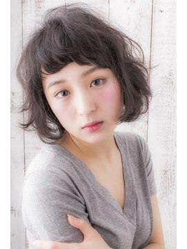 プライズ 表参道原宿店(prize) ふわっとおしゃボブカールとベビーショートな前髪【表参道原宿】