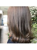 REGILO『オリーブグレージュカラー』×ゆる巻きセミディ♪