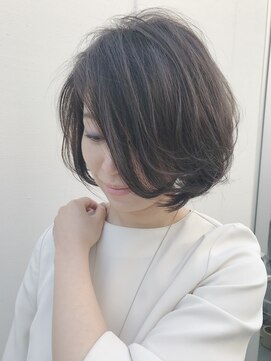 ルーファス 恵比寿 渋谷(Ruufus) 前下がりショートボブ【Ruufus恵比寿渋谷】