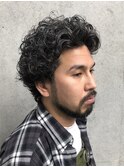 黒髪×カーリーパーマ　[20代30代40代50代][恵比寿]