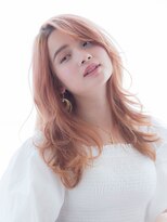 ノブヘアーデザイン 伊勢佐木町店(NOB hairdesign) 〈NOB伊勢佐木町店〉顔回りレイヤーカット　テラコッタカラー