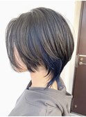 ＊ショートウルフのインナーカラー
