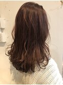 ハイライト×ピンク
