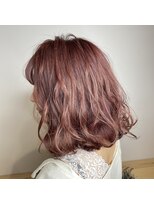 五角髪 ニュアンスピンクカラー