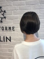 ビューティー エールフォルム 浜松有玉店(BEAUTY YELLFORME)&nbsp;透明感オリーブグレージュ×ショートボブ