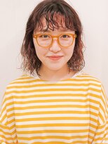 ヘアーアイスカルテット(HAIR ICI QUARTET)&nbsp;ミディアムパーマ　インナーカラー