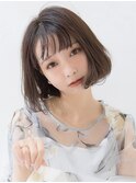 王道の短めボブ