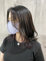 エンリッチヘア(enrich hair) インナーバイオレット×ミディ