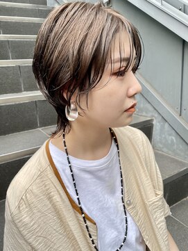 ヌード(NUDE) 「NUDE」#大人可愛い20代30代40代ウルフショート丸みショート