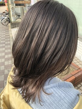 アヴァンス 深井店(AVANCE.) 透明感グレージュ×ウルフスタイル