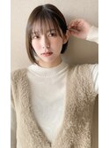【TLUUSホワイトグレージュチェリーブラウンミニウルフ】