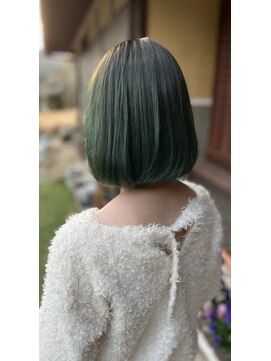 ムク(MUKU) グリーン＋ボブ