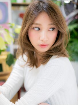 カバーヘア イヴ 戸頭店(COVER HAIR EVE) 小顔センターパート抜け感ヘアくびれミディh3戸頭20代30代40代